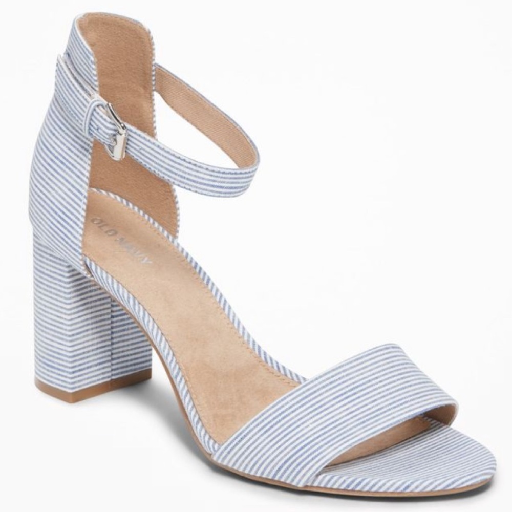 old navy | striped heel.